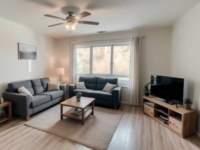 AI-designed home floor plans.