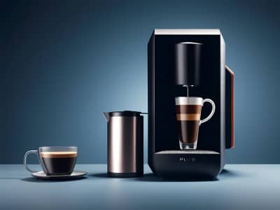 AI-designed coffee machine.