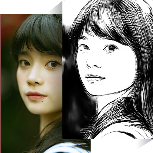 Vansportrait Aiを利用して写真を似顔絵 また線画に変換 Vansportrait Aiを利用して写真を似顔絵 また線画に変換